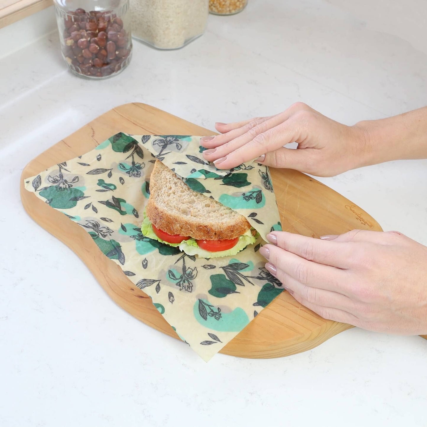 Rapswachs-Tuch "beewise"