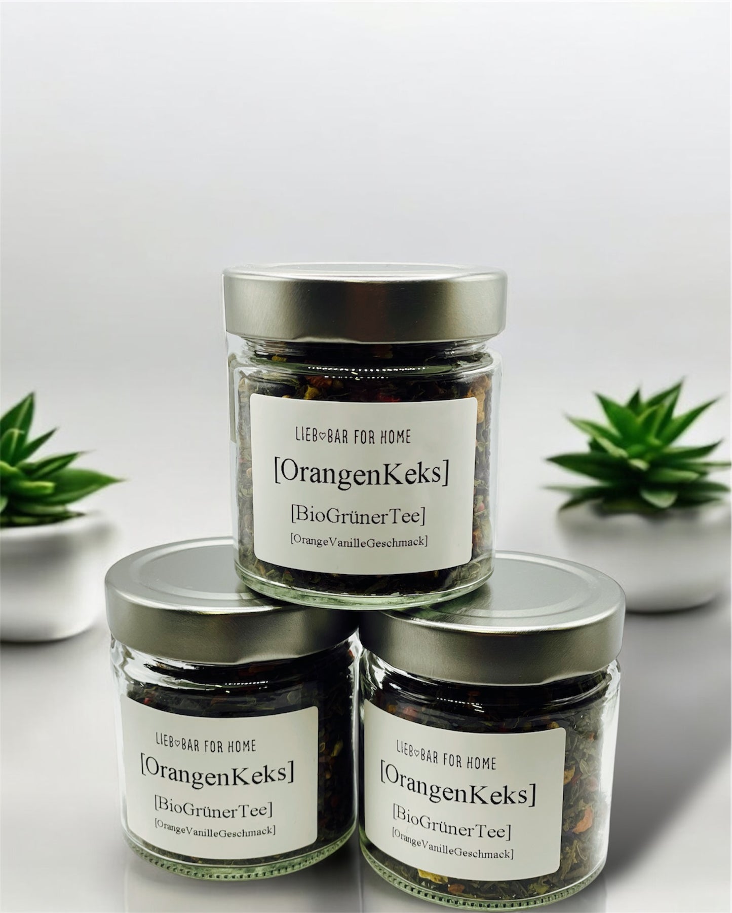 Orangenkeks - Grüner Tee