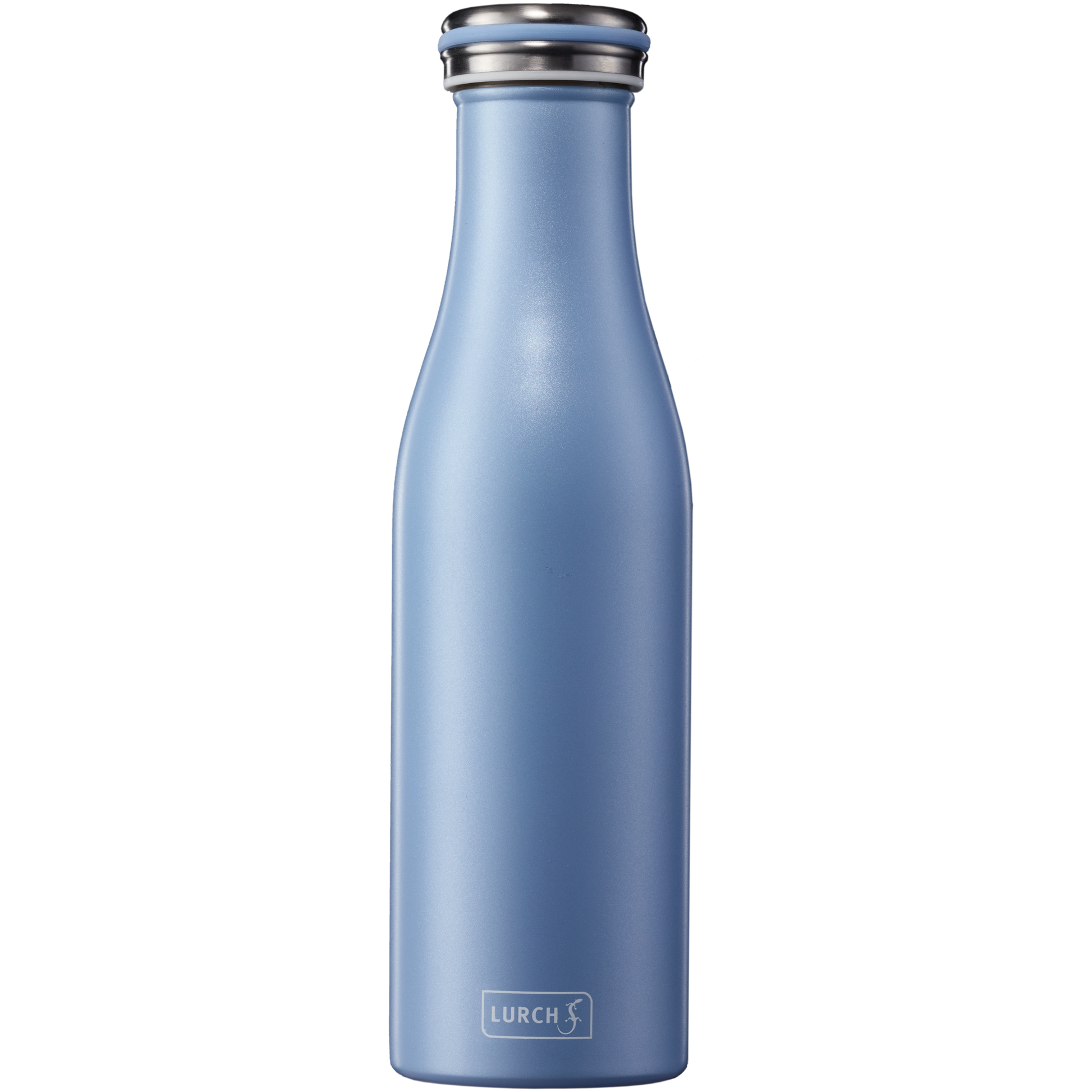 LURCH Isolierflasche – Pearl Blue liebbar Edelstahl 0,5l