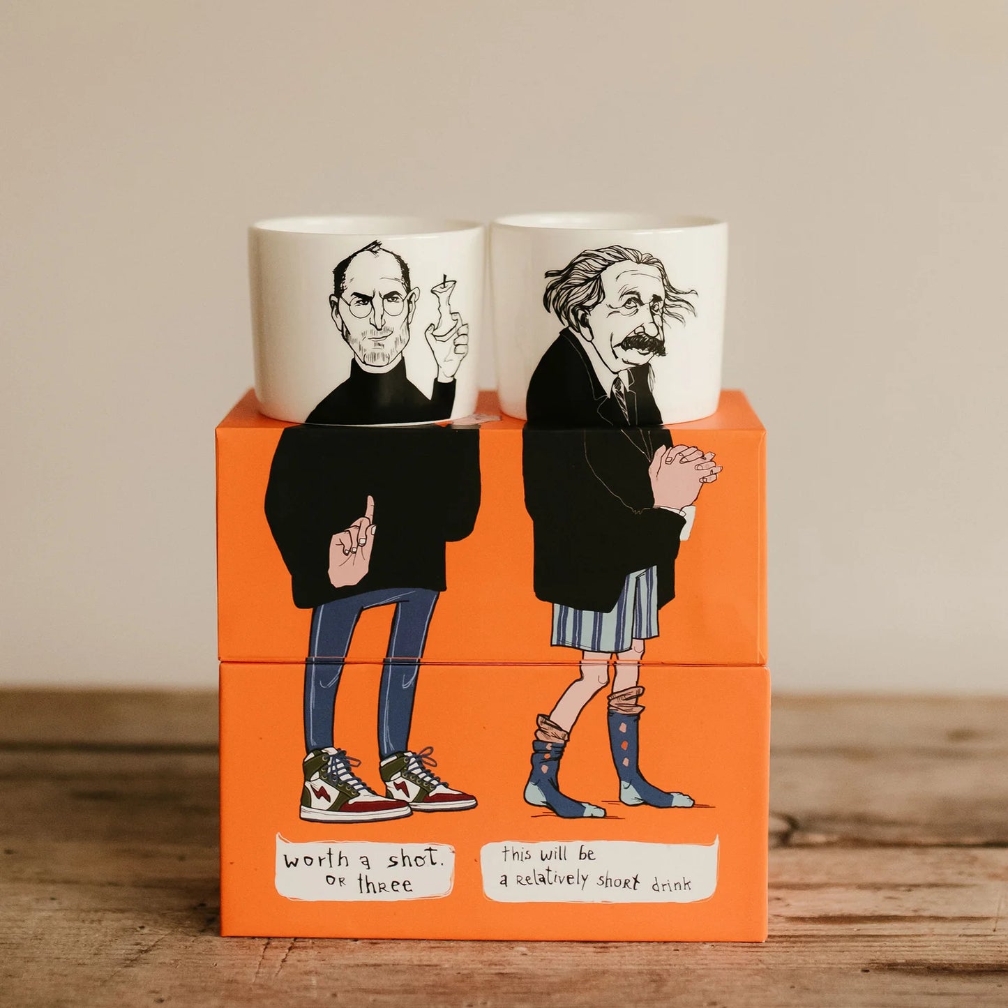 polonapolona-Espresso Set "The Brainiacs"